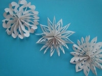 zhidi gongyizhiyi 3D Paper Snowflakes